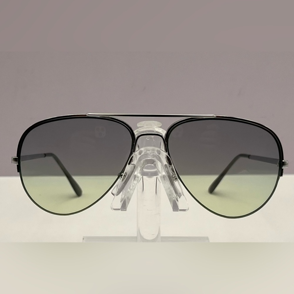 Vintage Half-Rim Metal Frame-w/BRAND NEW Berko’s Designs Custom Gradient Lenses